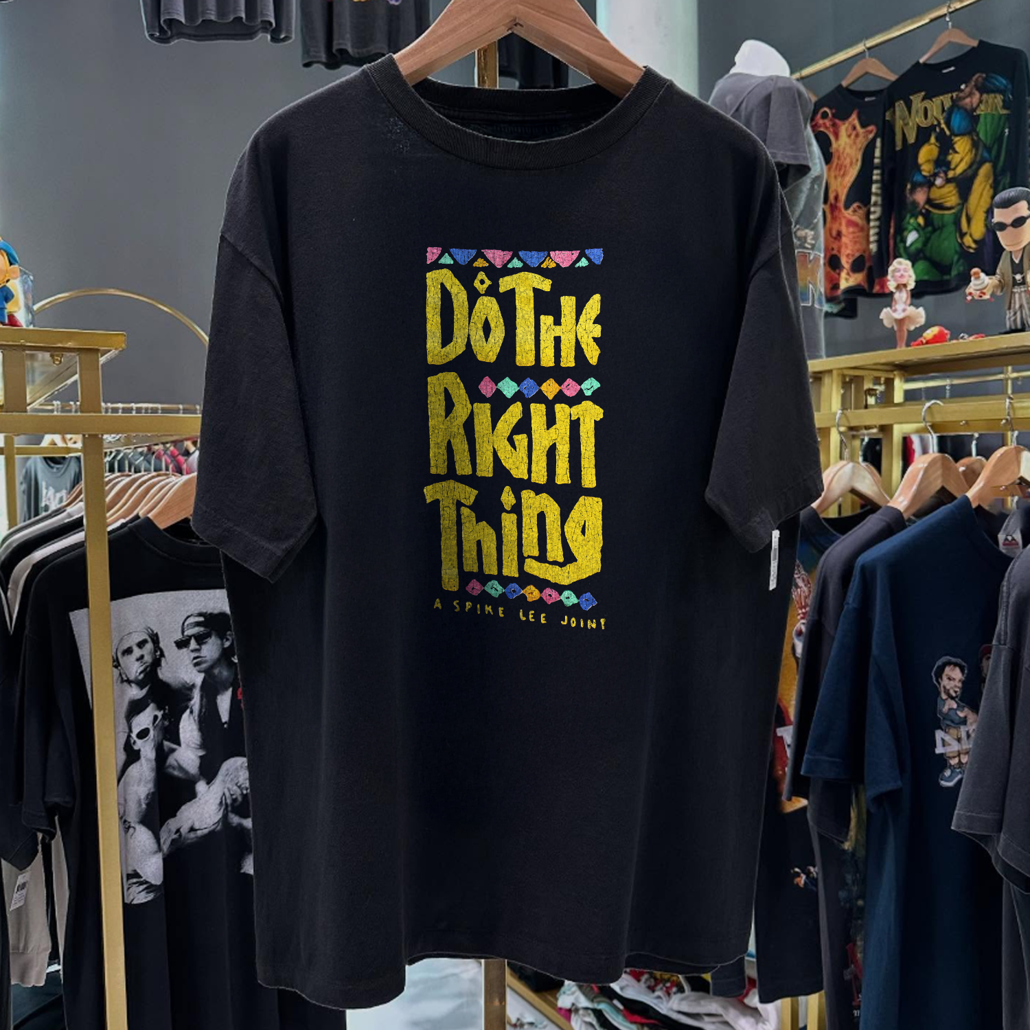 1989 Do The Right Thing Promo 'Spike Lee' Rare Washed Black T
