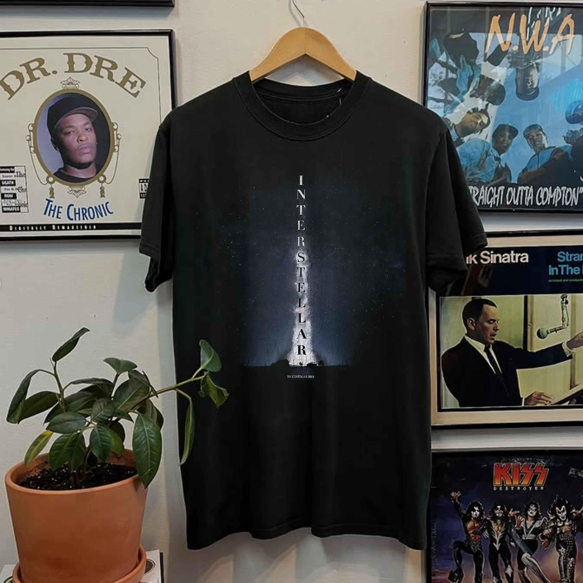 INTERSTELLAR ムービーTシャツ 映画Tシャツ 2014 Interstellar Promo Washed Black Tee – Strike Anywhere Vintage