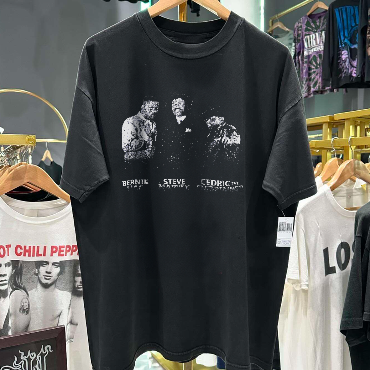 '98 KINGS OF COMEDY TOUR GRAIL VINTAGE WASHED BLACK T-SHIRT