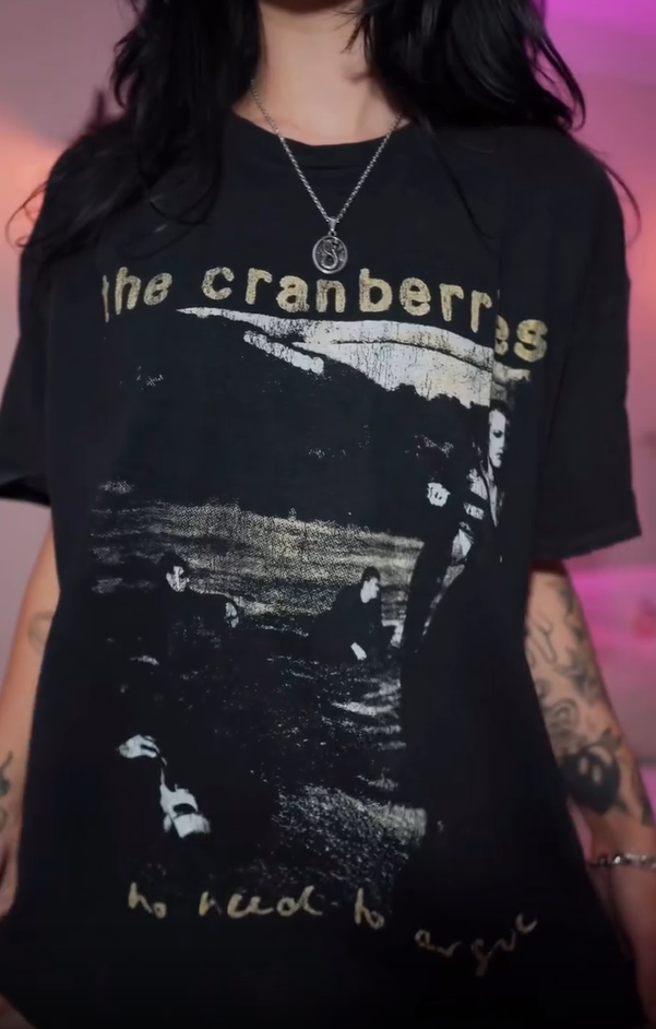 The Cranberries - No Need To Argue 1995 World Tour - Black Washed
