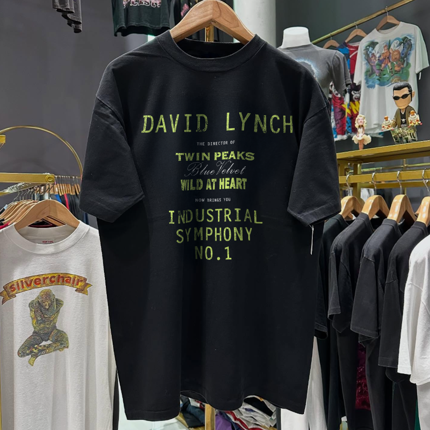 1990 Industrial Symphony No. 1 'David Lynch' Rare Washed Black T