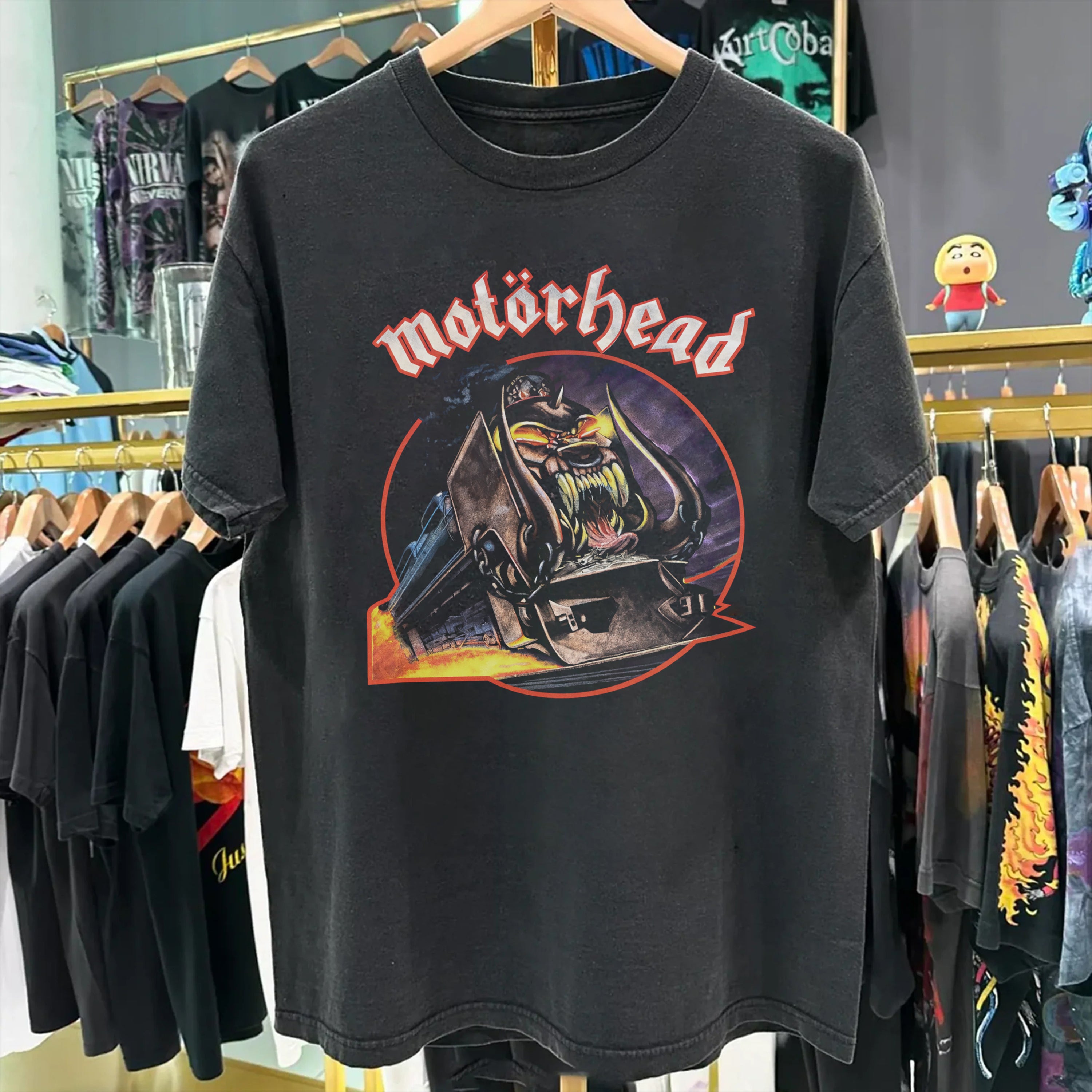 Vintage Motorhead - Orgasmatron Washed Black T-Shirt – Strike