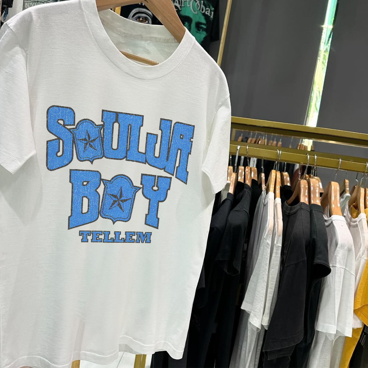 SOULJA BOY TELLEM - VINTAGE WASHED WHITE T-SHIRT