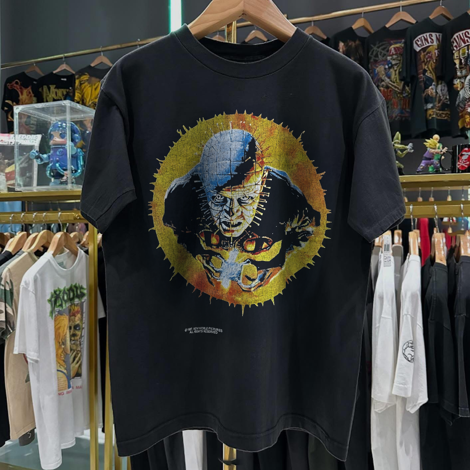 87' Hellraiser Promo Rare Washed Black T-Shirt – Strike Anywhere