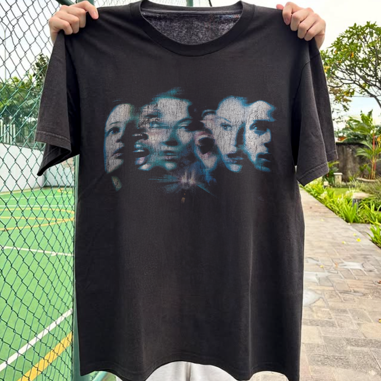 Y2K FINAL DESTINATION 2 PROMO RARE WASHED BLACK T-SHIRT