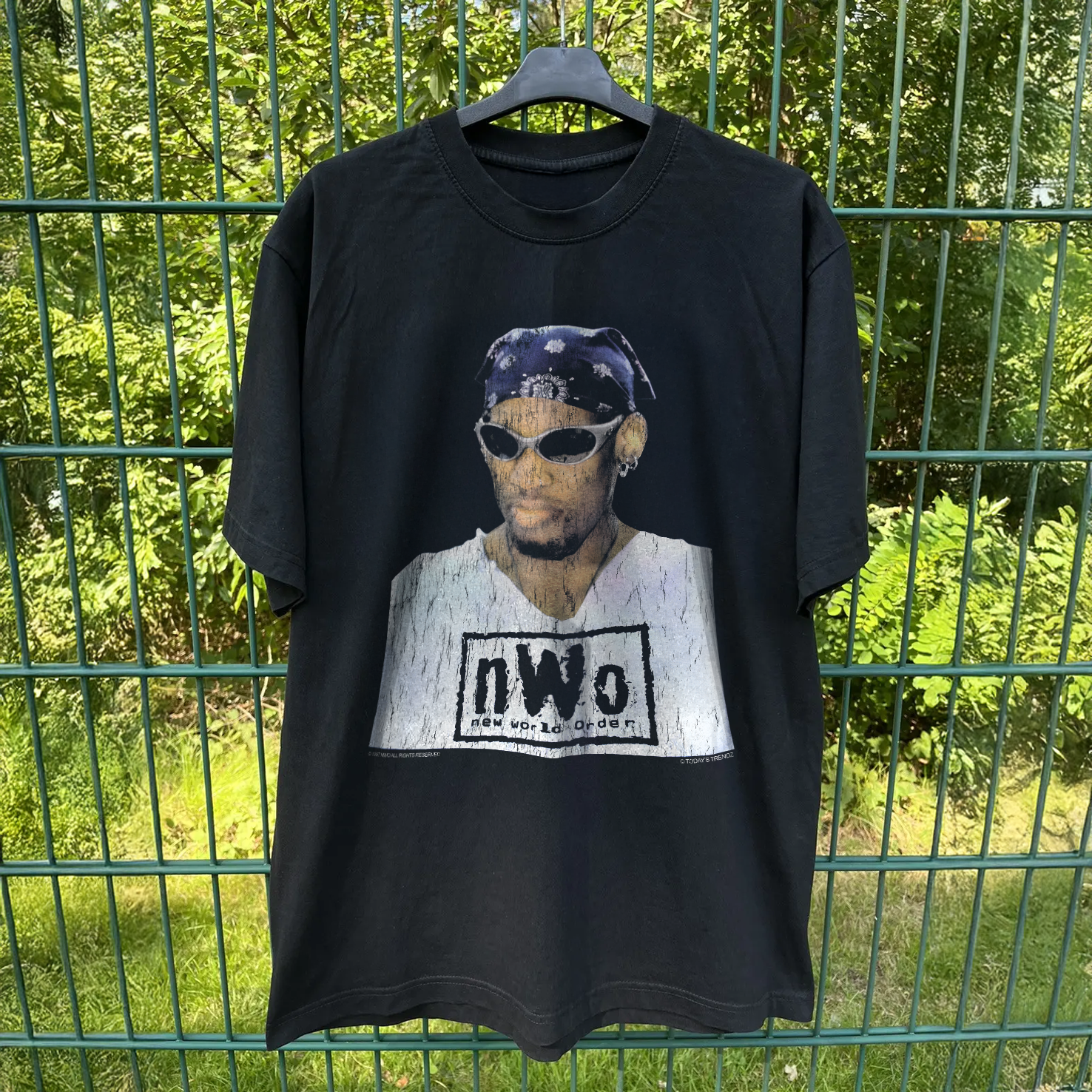 1997 'Rodman' Nwo Rare Washed Black T-Shirt – Strike 1997 'Rodman' Nwo Rare Washed Black T-Shirt – Strike