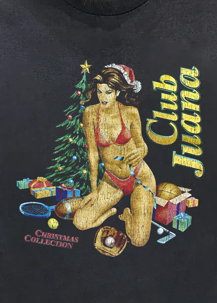 Rare Club Juana Vintage Washed Black T-Shirt