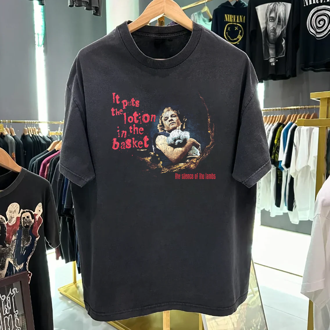 Rare Buffalo Bill Silence Of The Lambs Washed Black Tee