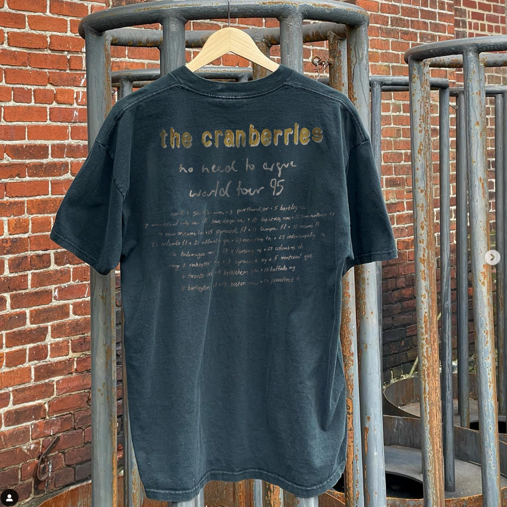 The Cranberries - No Need To Argue 1995 World Tour - Black Washed The Cranberries - No Need To Argue 1995 World Tour - Black Washed