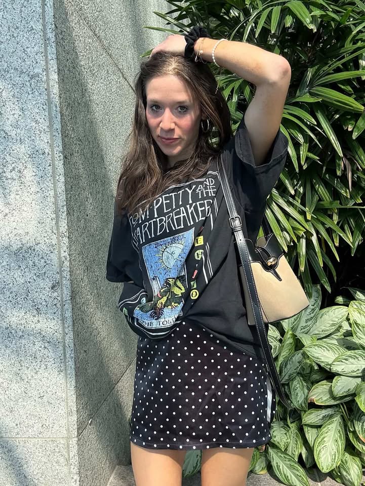 1989 Tom Petty & The Heartbreakers 'Strange Behavior Tour' Washed Black T-Shirt