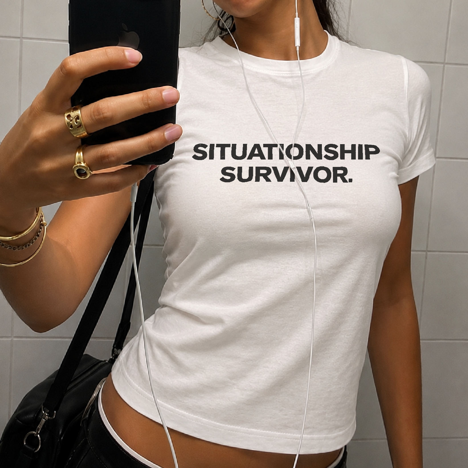 Y2K Situationship Survivor Women's Statement Tee
