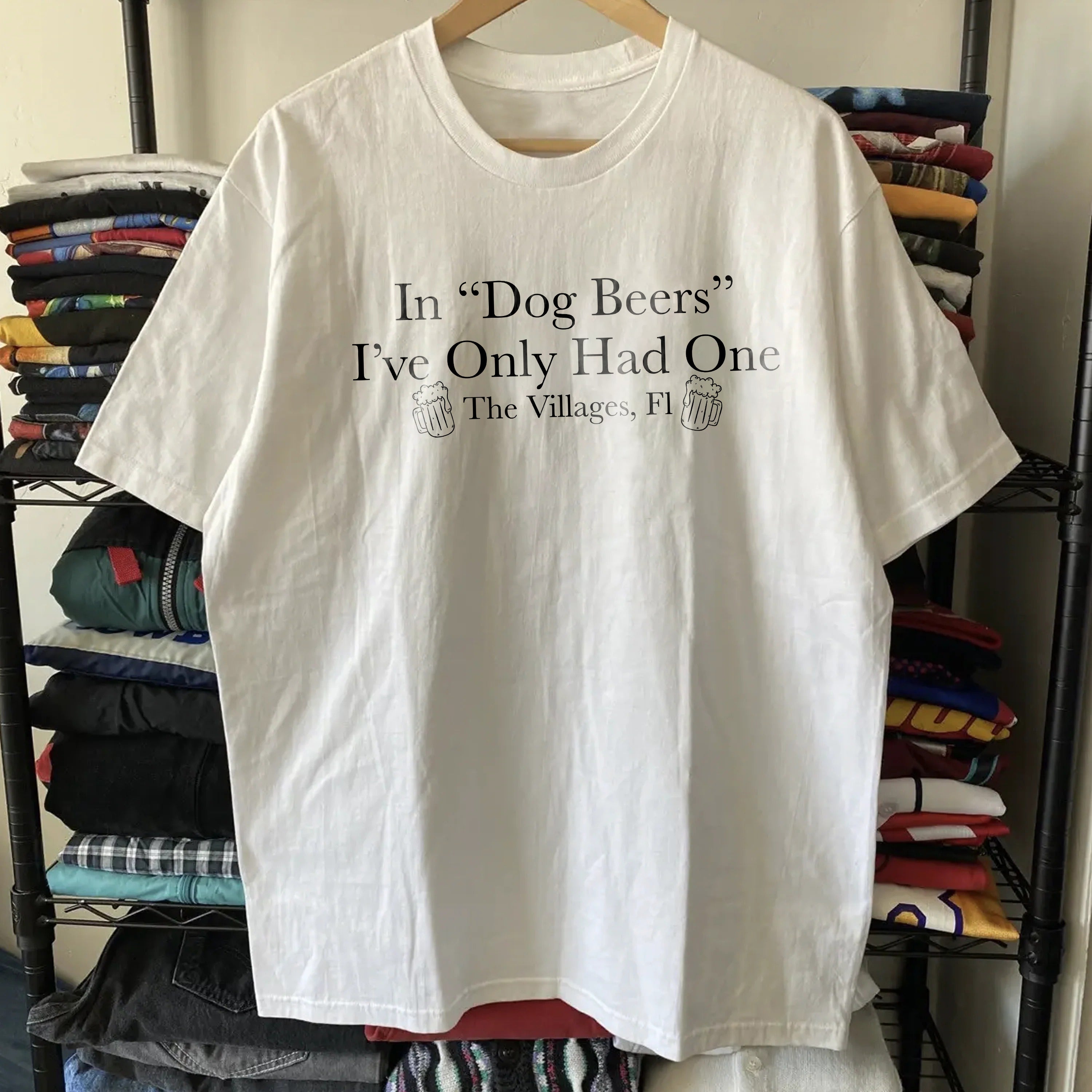 Vintage Dog Years Washed White Tee