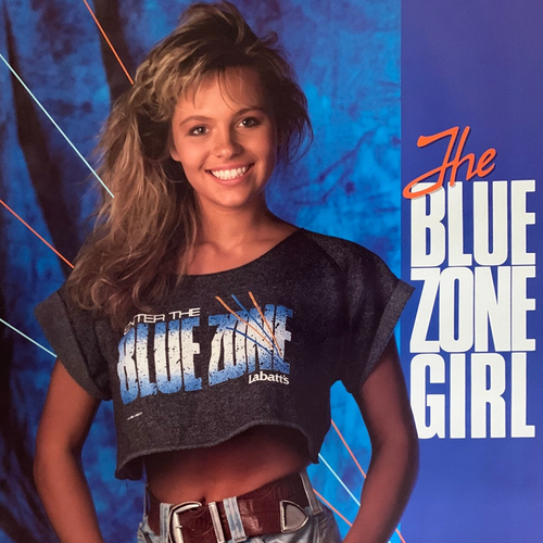 90s The Blue Zone Ultra Rare Washed Black T-Shirt – Strike