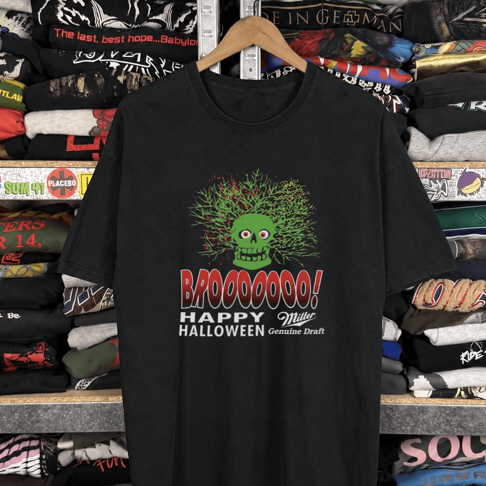 Miller Draft Halloween Vintage Washed Black T-Shirt
