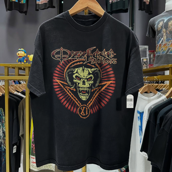 限定 THE BONEZ - TOUR 2015 OWL TEE Ozzy Osbourne: Bark At The Moon Tour '84 (Back Print