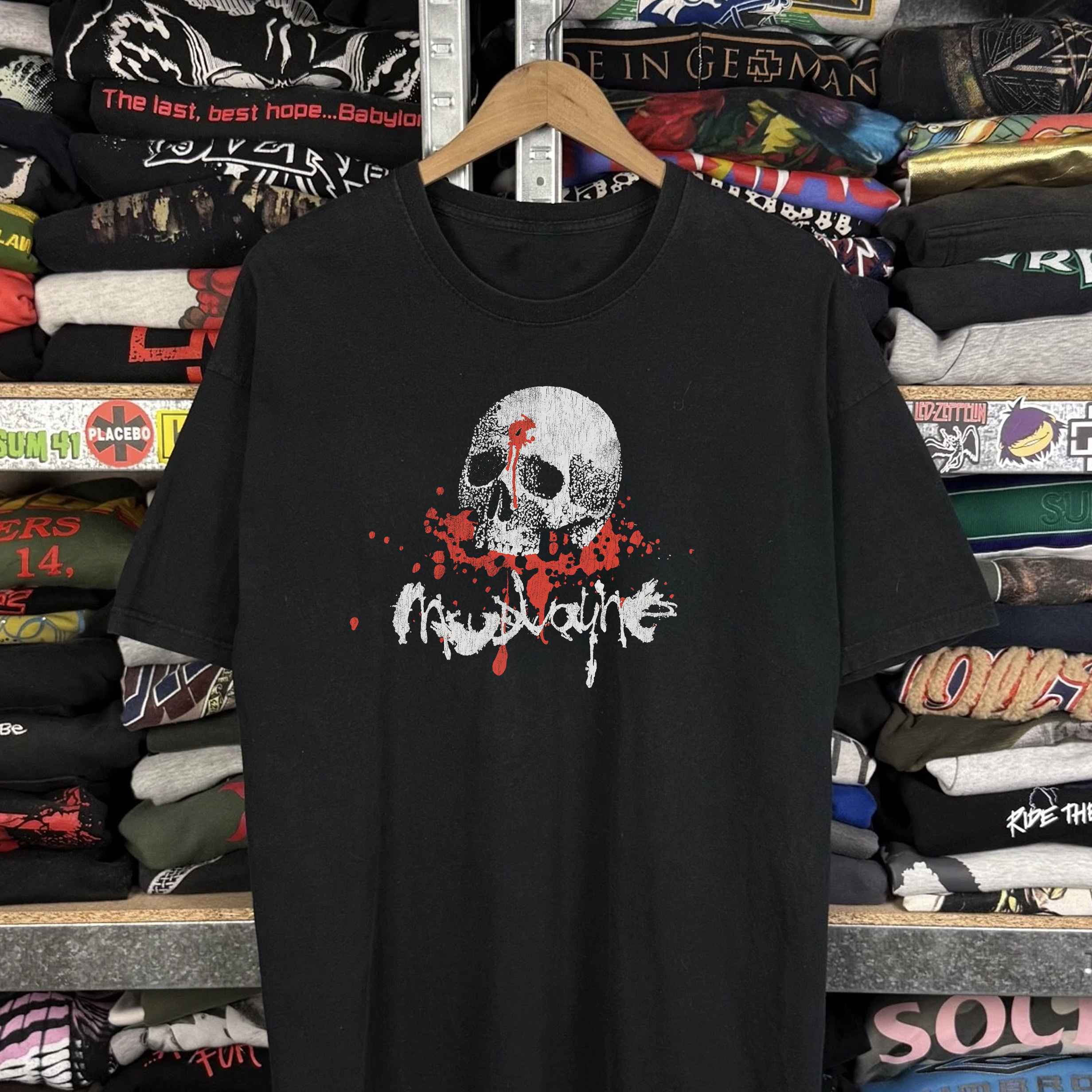 Rare Mudvayne Washed Black Tee