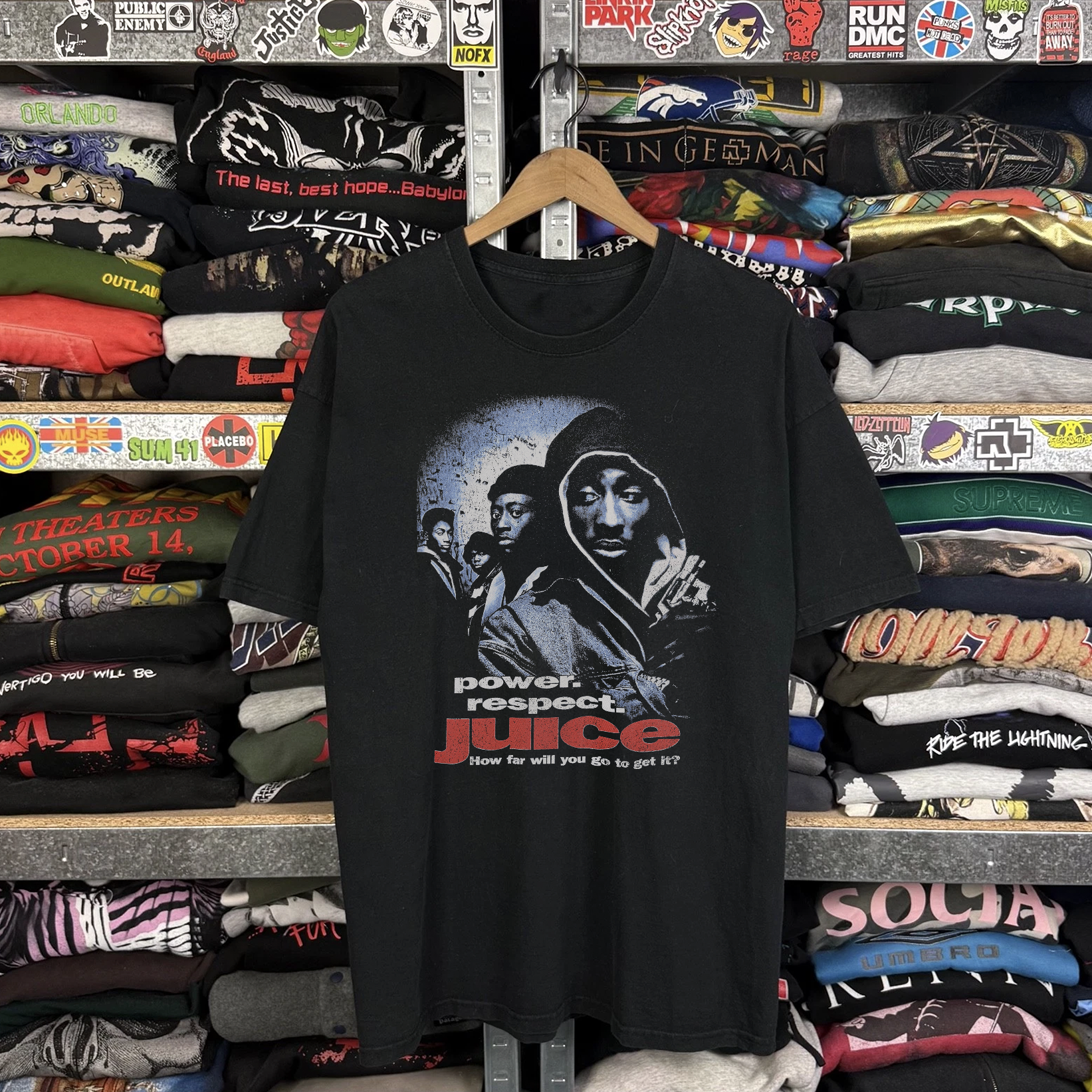 1992 Tupac Juice Promo Washed Black Tee