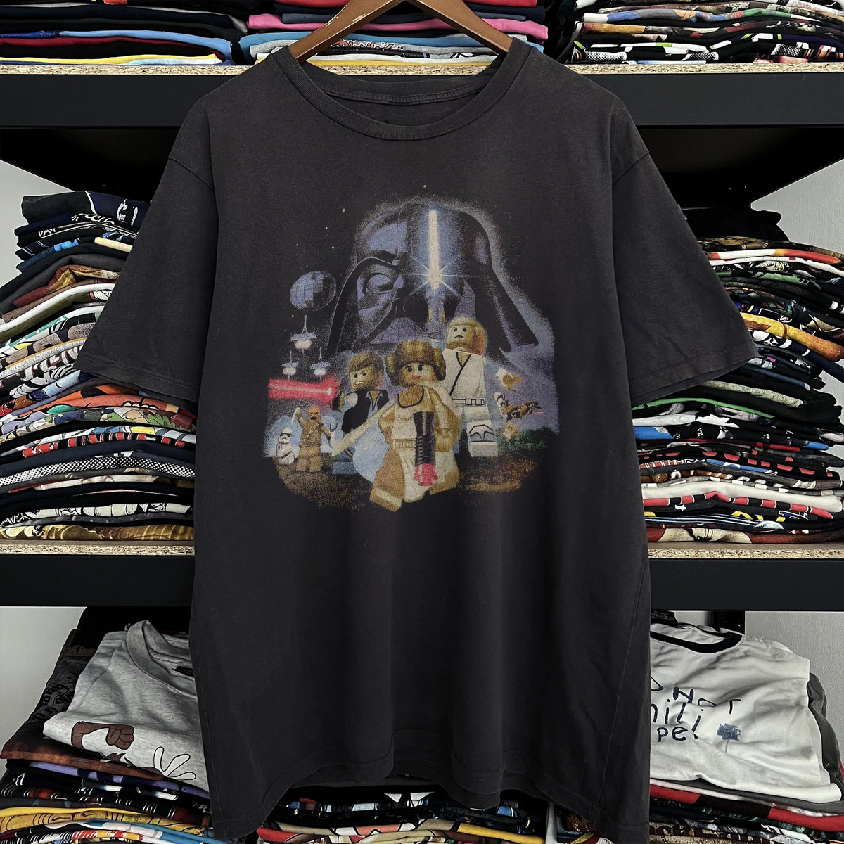 Lego Stars Wars Darth Vader Washed Black T-Shirt – Strike Anywhere 