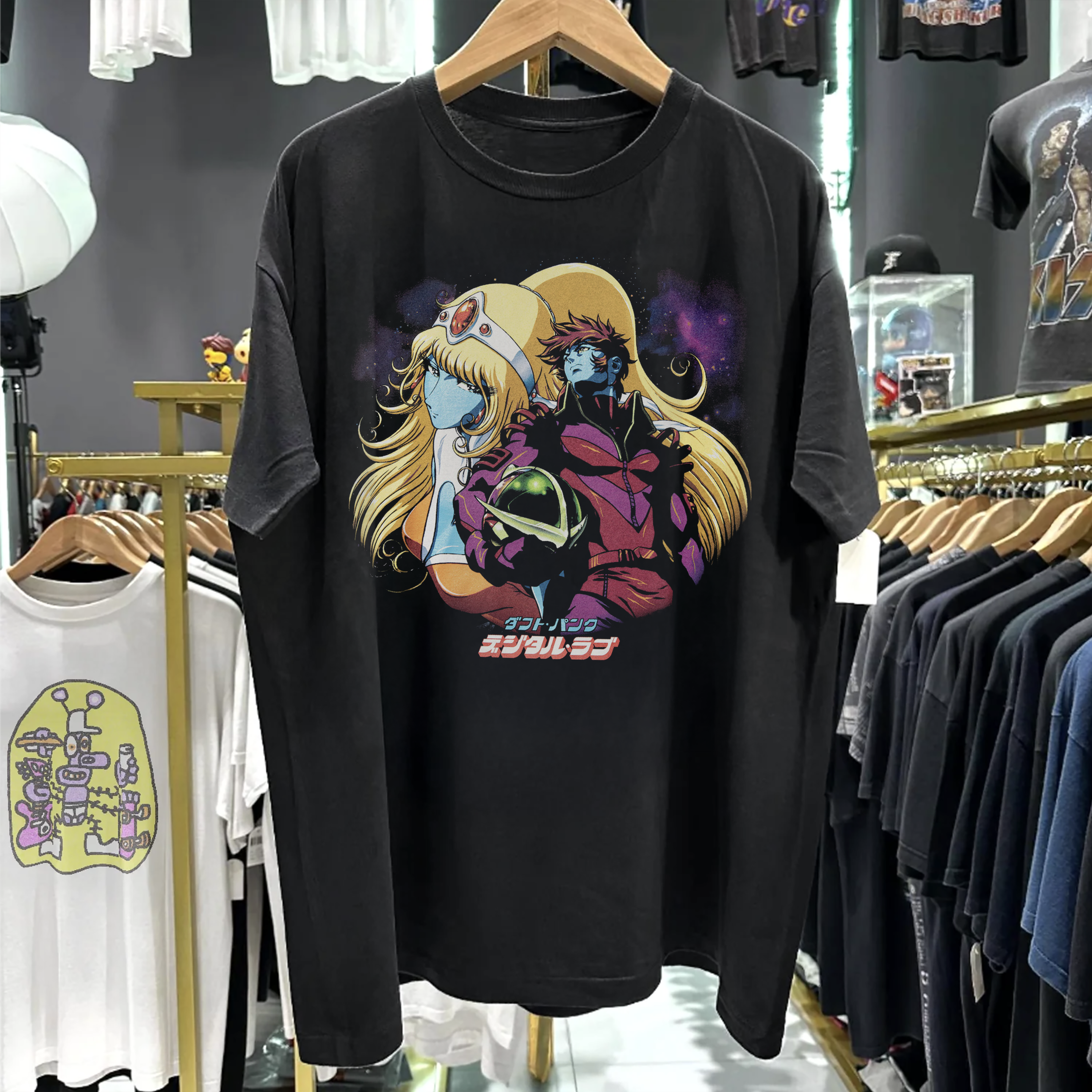 RARE INTERSTELLA 5555 WASHED BLACK TEE