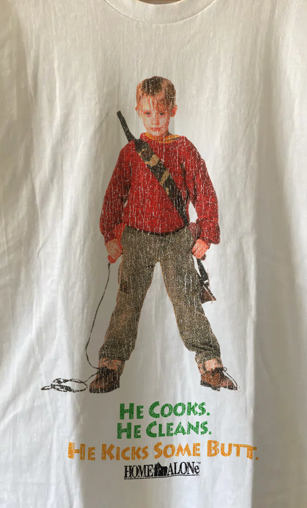 Rare Home Alone Promo Washed White Tee