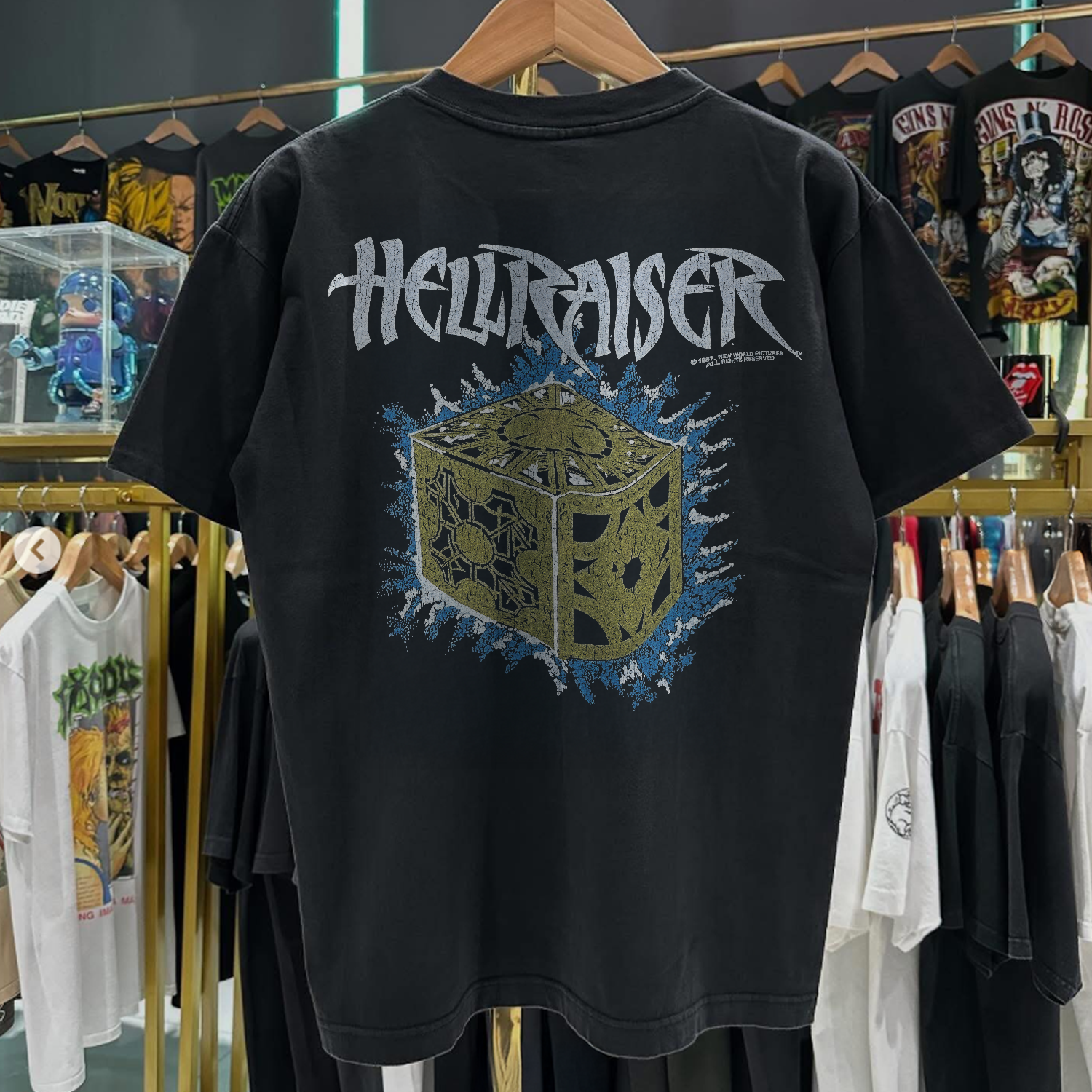 87' Hellraiser Promo Rare Washed Black T-Shirt – Strike Anywhere 87' Hellraiser Promo Rare Washed Black T-Shirt – Strike Anywhere