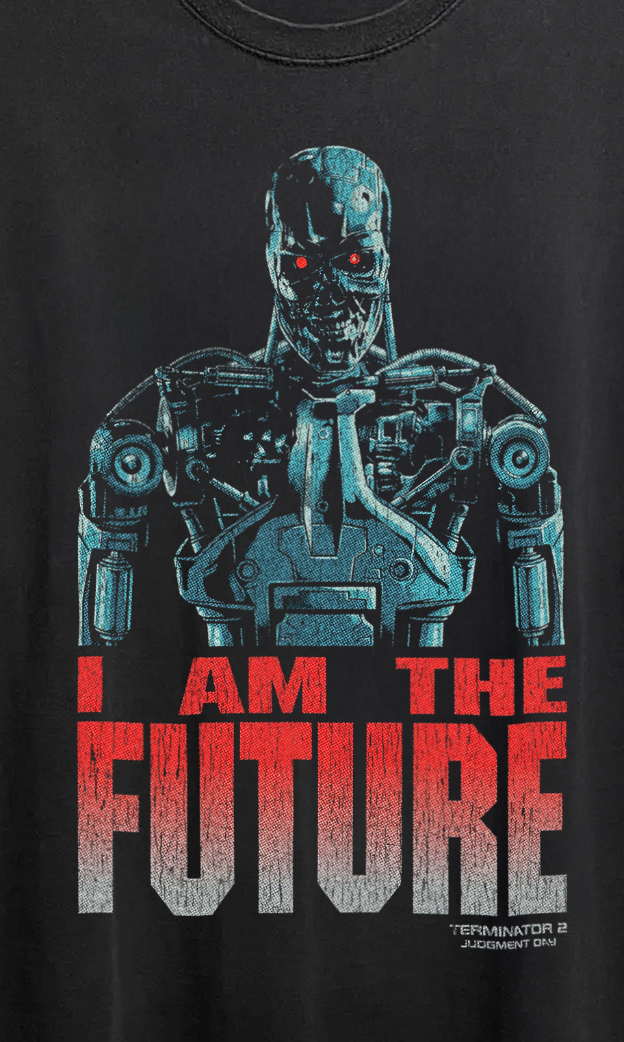 Terminator 2 Judgement Day Washed Black Tee