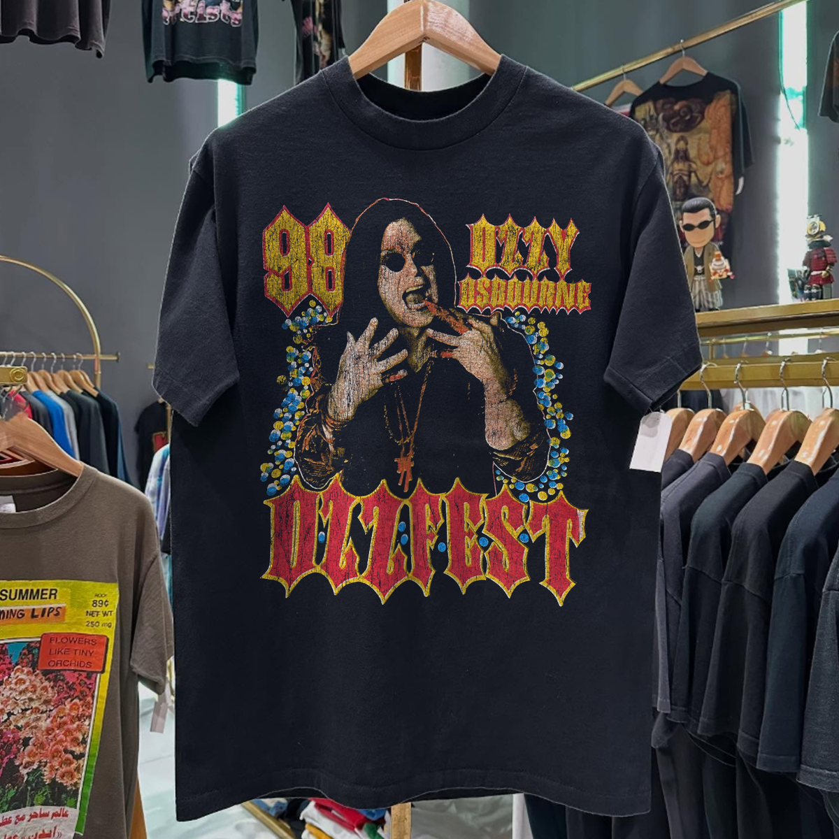 1998 Ozzfest Rare Washed Black T-Shirt – Strike Anywhere Vintage 1998 Ozzfest Rare Washed Black T-Shirt – Strike Anywhere Vintage
