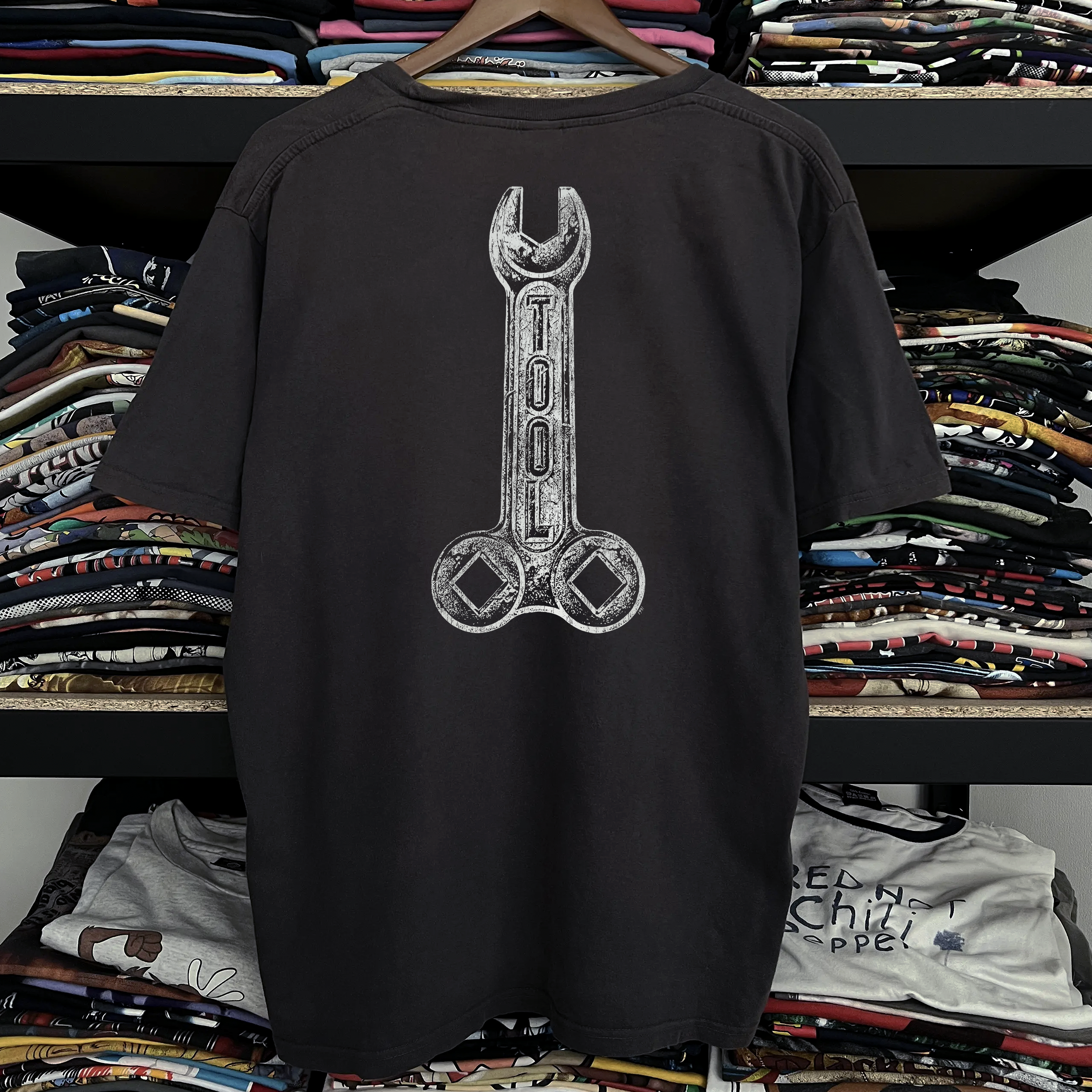 1991 Tool Wrench Washed Black Tee