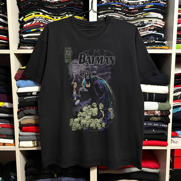 Rare Batman Comic Washed Black Tee – Strike Anywhere Vintage