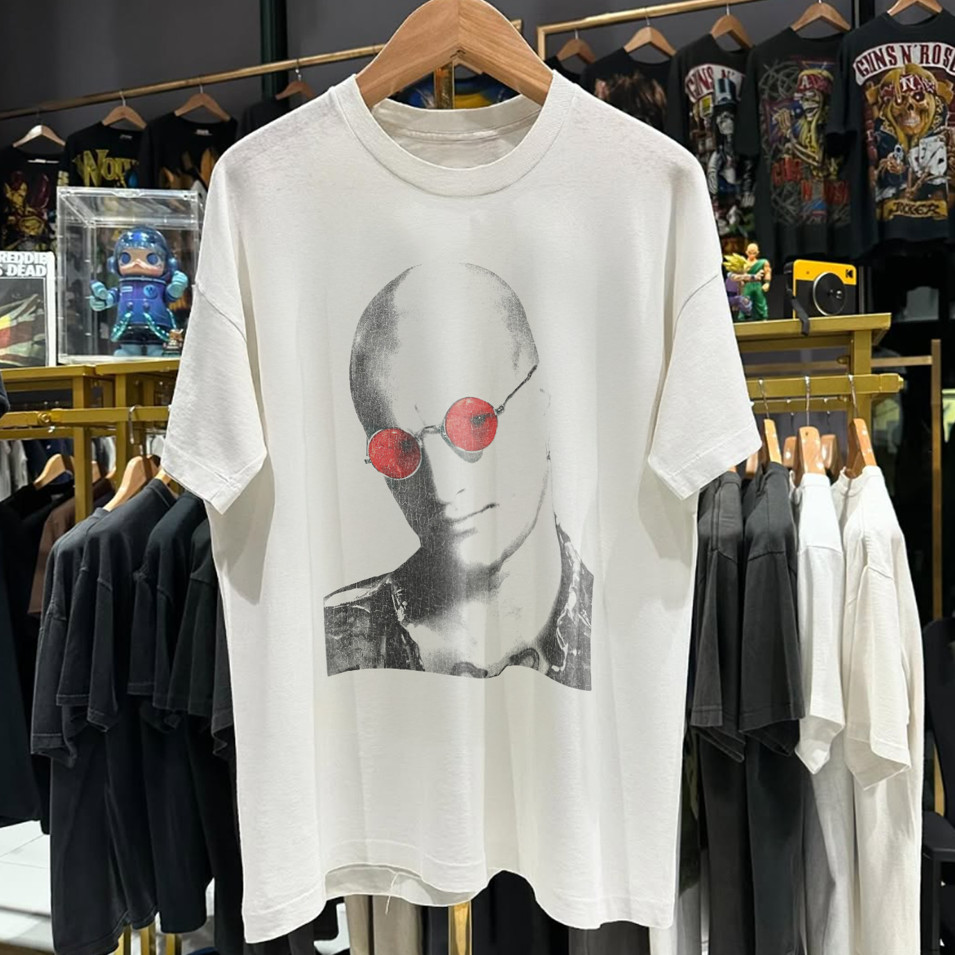1994 NATURAL B0RN KILLERS PROMO RARE WASHED WHITE T-SHIRT