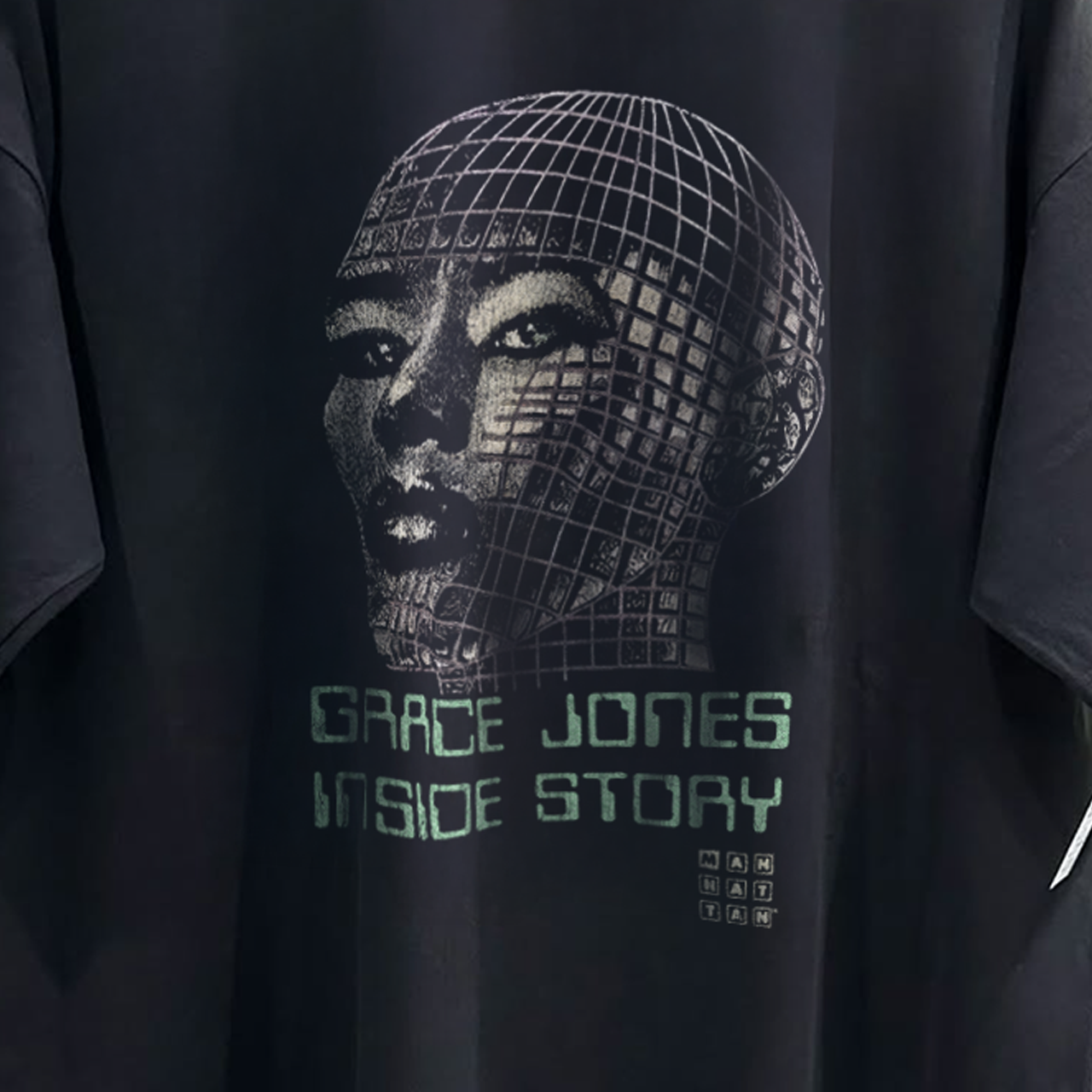 1986 Grace Jones 'Inside Story' Rare Washed Black T-Shirt – Strike