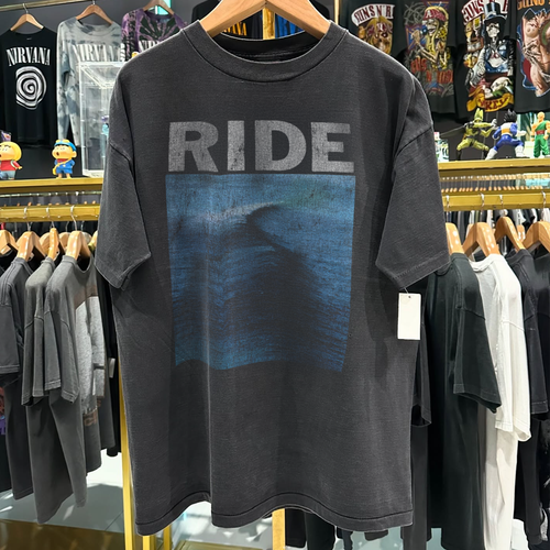 “RE DONE” 90's Cocktails Tシャツ WashedBlack RE/DONE | Heritage Cotton Classic Tee in Washed Black