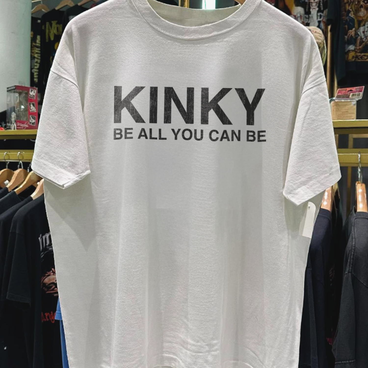 1999 KINKY WASHED WHITE TEE