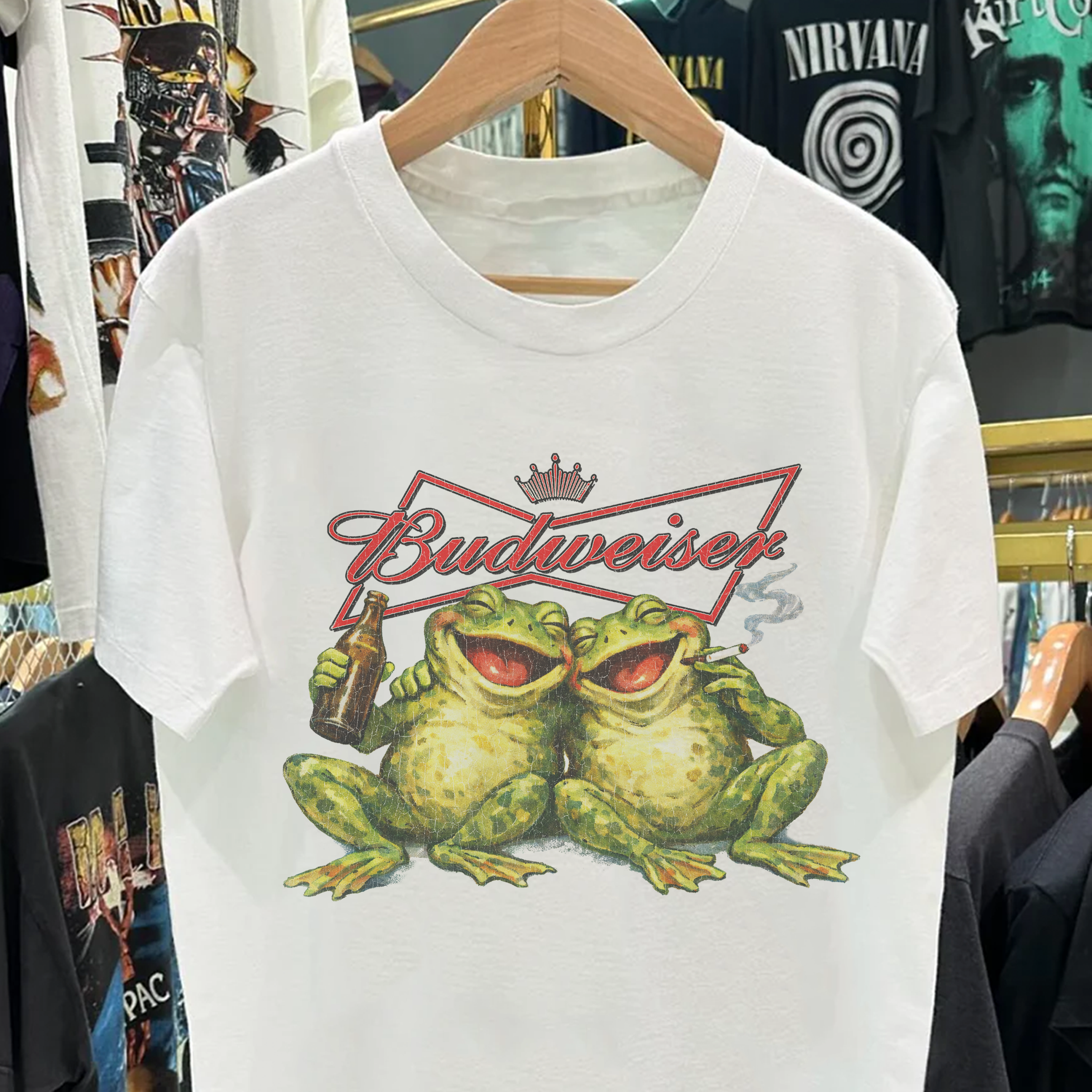 Two Frogs Heavyweight White Tshirt