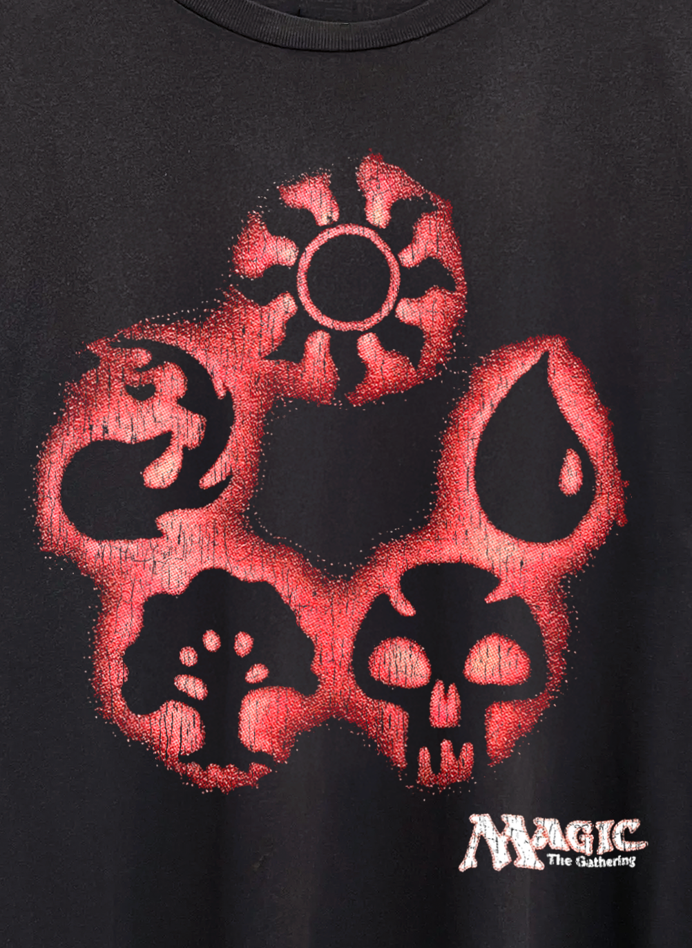 Magic Symbols Washed Black Tee