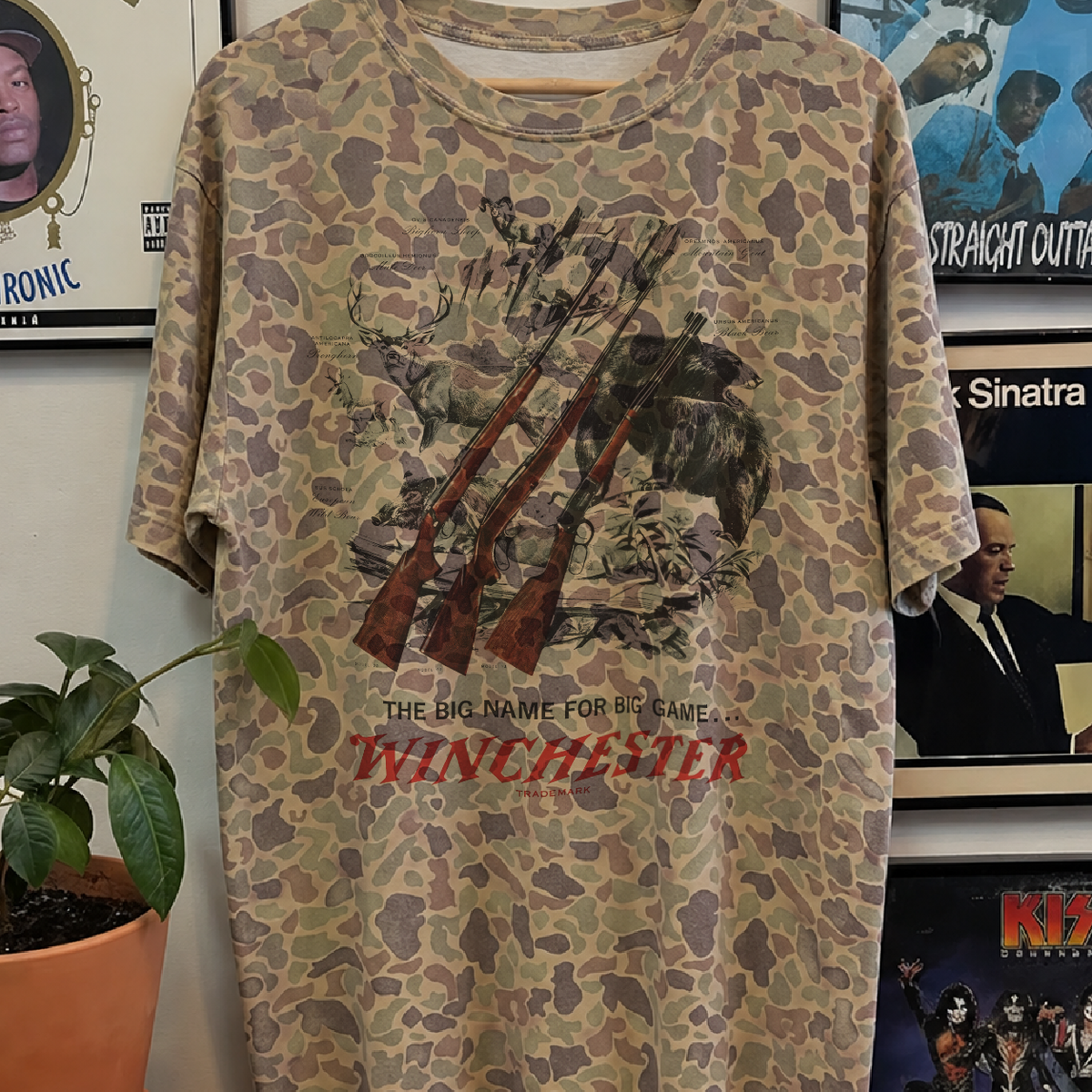 Winchester Big Game Duck Camo Oversize Box Tee