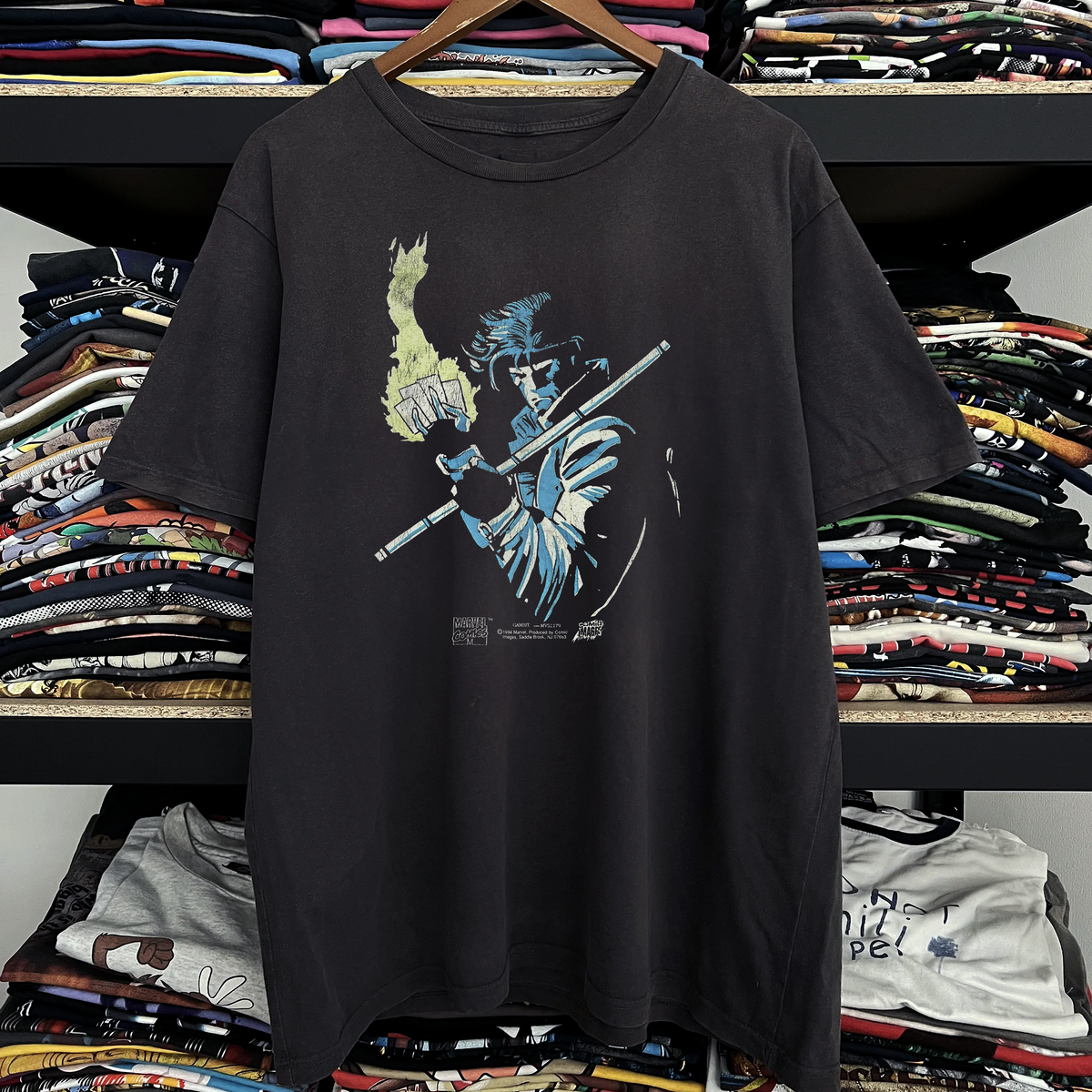 1994 Gambit Washed Black Tee – Strike Anywhere Vintage