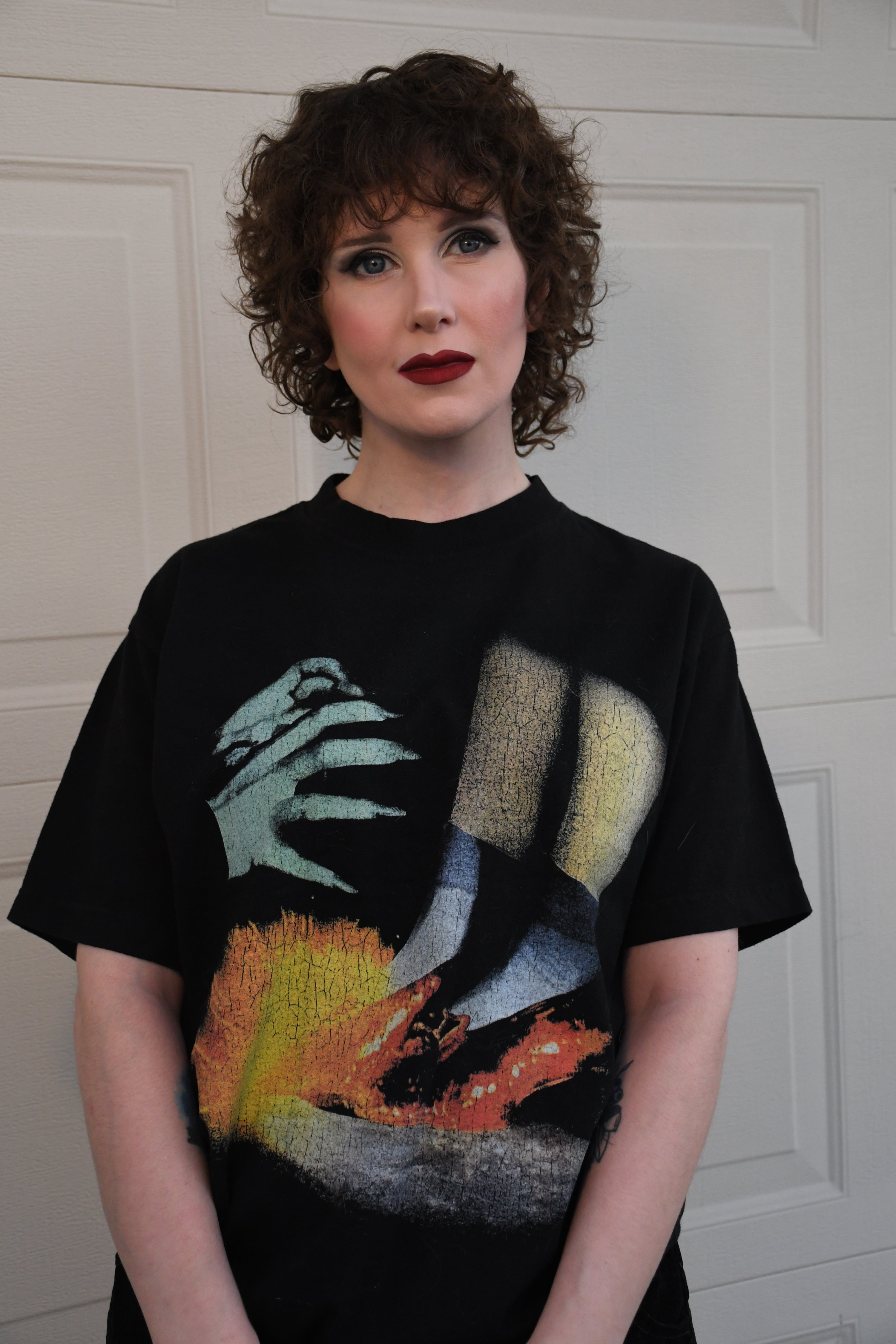 90's I'll Get You My Pretty Vintage Washed Black T-Shirt