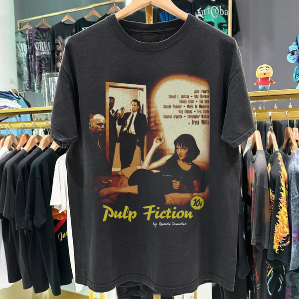 Quentin 'Pulp Fiction' Black T-Shirt – Strike Anywhere Vintage