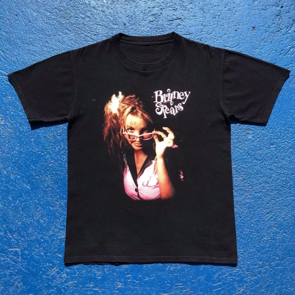 Britney Spears Live 2000 - Vintage Black T-Shirt – Strike Anywhere