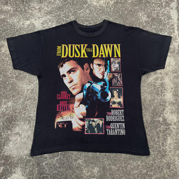 From Dusk Till Dawn Promo Vintage Black T-Shirt – Strike Anywhere
