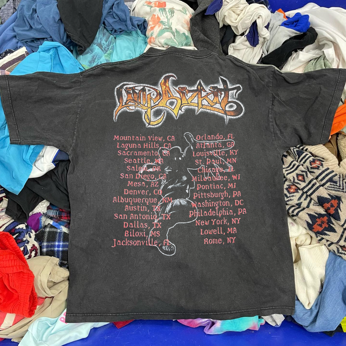 Limp Bizkit Significant Other Vintage Washed Black T-Shirt Limp Bizkit Significant Other Vintage Washed Black T-Shirt