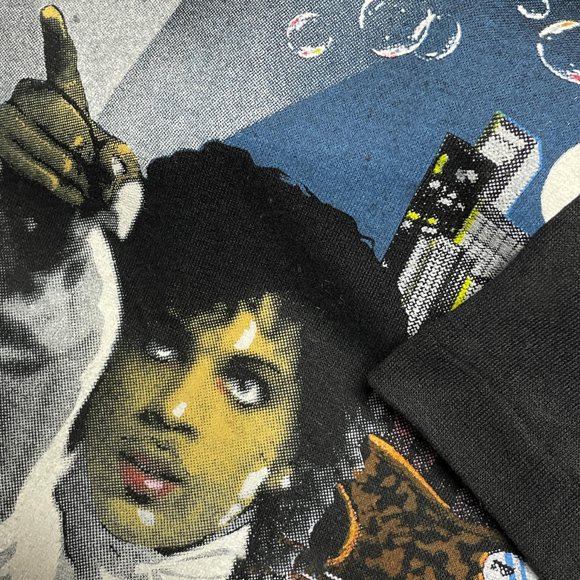 Prince - Vintage 1990's Washed Black T-Shirt – Strike Prince - Vintage 1990's Washed Black T-Shirt – Strike