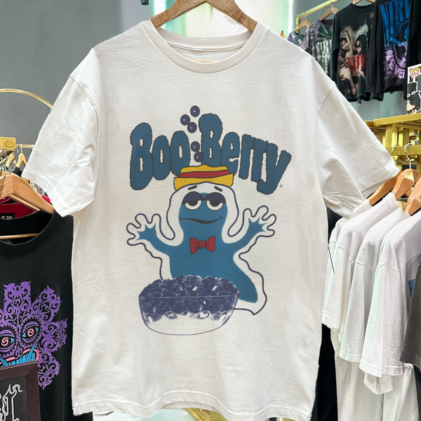 Boo Berry 80's Promo White Vintage Washed T-Shirt – Strike Boo Berry 80's Promo White Vintage Washed T-Shirt – Strike