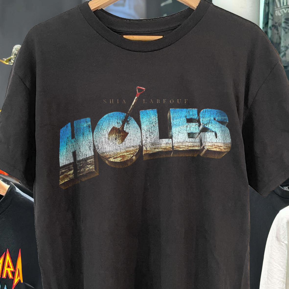 H0LES 2003 PROMO VINTAGE WASHED BLACK T-SHIRT
