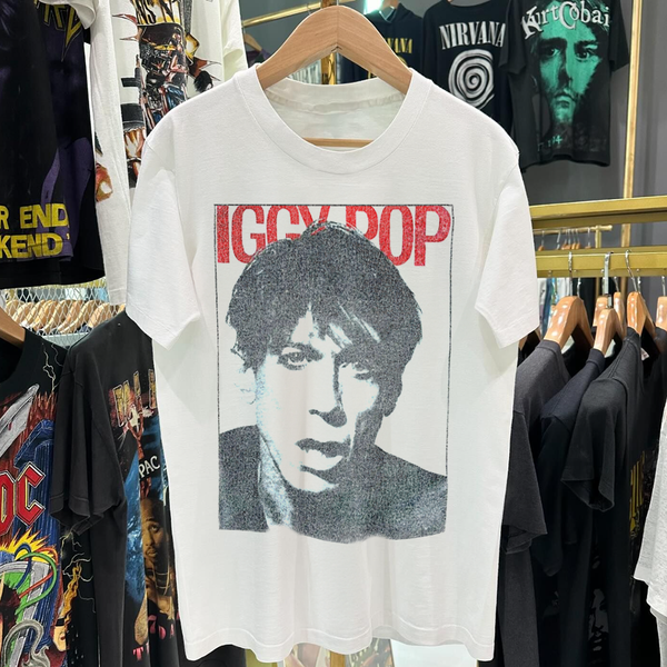 Iggy Pop 80's Vintage Washed White T-Shirt – Strike Anywhere Vintage