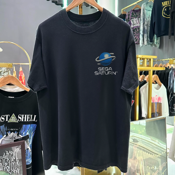 Sega Saturn 1995 Promo Vintage Washed Black T-Shirt – Strike