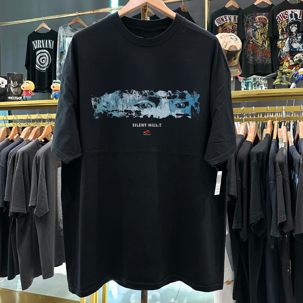 Silent Hill 2 Rare Vintage Washed Black T-Shirt – Strike Anywhere