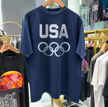 TEAM USA NAVY BLUE T-SHIRT