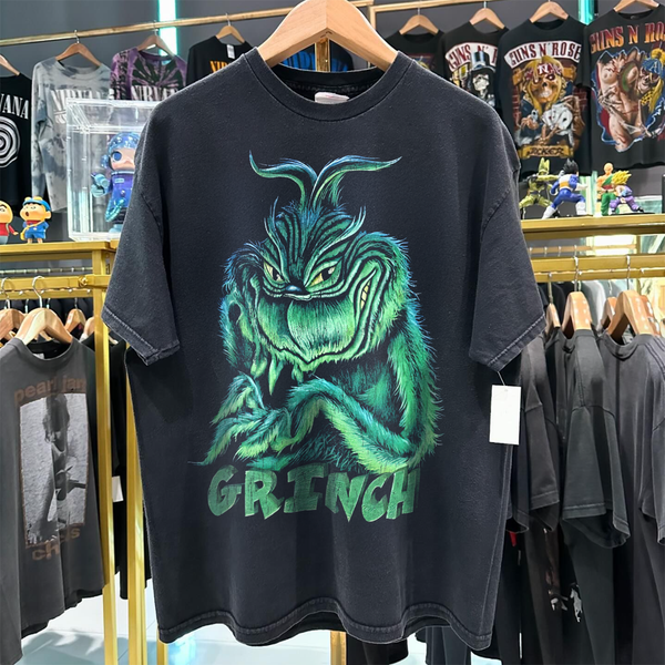 Grinch 'Whoville's Worst' Rare Washed Black T-Shirt – Strike
